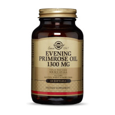 Добавка для здоровья, Evening Primrose Oil 1300 mg, Solgar, 60 капсул (Без вкуса)