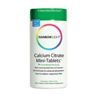 Кальцій, Calcium Citrate Mini-Tablets, Rainbow Light, 120 міні-таблеток