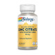 Цинк, Zinc Citrate 50 mg, Solaray, 60 капсул