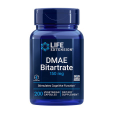 Добавка для здоровья, DMAE Bitartrate 150 mg, Life Extension, 200 капсул