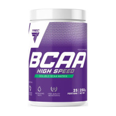 BCAA, BCAA high speed, TREC nutrition, 250 г (Лимон)