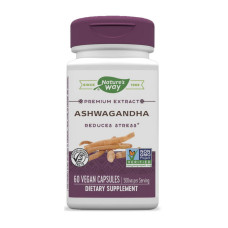 Ашваганда, Ashwagandha, Nature's Way, 60 капсул