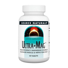 Витамины и минералы, Ultra-Mag, Source Naturals, 60 таблеток
