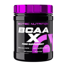 BCAA, BCAA X, Scitec Nutrition, 180 капсул