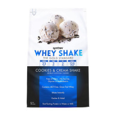 Сывороточный протеин, Whey Shake, Syntrax, 907 г (Коктейль печенье с кремом)