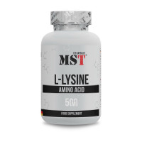 Лизин, L-Lysine 500 mg, MST, 120 капсул