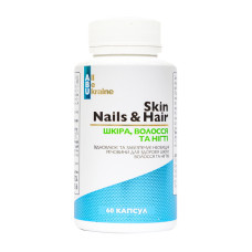 Витамины и минералы, Skin, Nails & Hair, ABU, 60 капсул