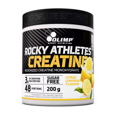 Креатин, Rocky Athletes Creatine, OLIMP, 200 г (Цитрусовый лимонад)
