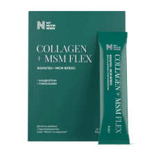 Колаген, Collagen + MSM Flex, My Nutri Week, 30 саше (Манго-маракуя)