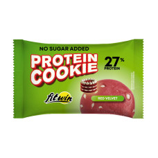 Протеиновый батончик, Protein Cookie, FitWin, 40 г (Красный бархат)