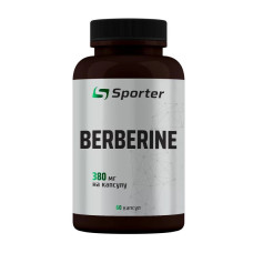 Добавка для здоровья, Berberine 380 mg, Sporter, 60 капсул