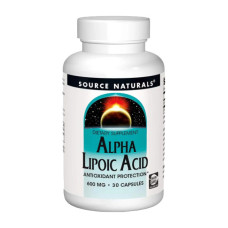 Альфа-липоевая кислота Source Naturals Alpha Lipoic Acid, 600 мг, 30 капсул