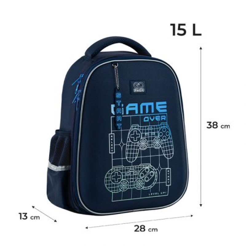 Рюкзак GoPack Education полукаркасный 165M Level Up