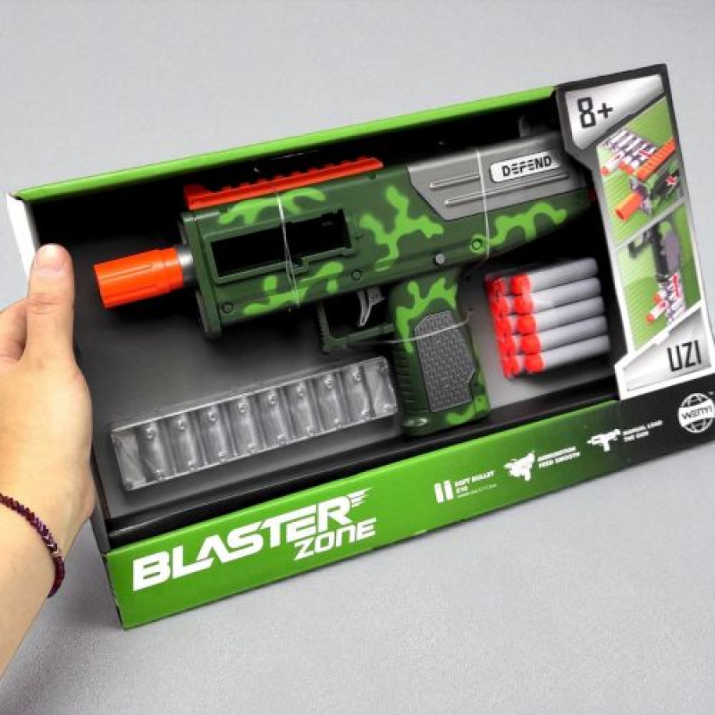 Автомат UZI (стріляє поролоновими кулями) короб. 37,5*22,7*6,5см