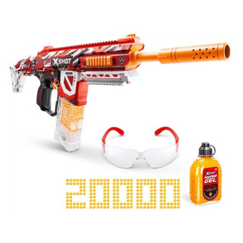 X-Shot Быстрострельный бластер Hyper Gel large (20 000 гелевых шариков)