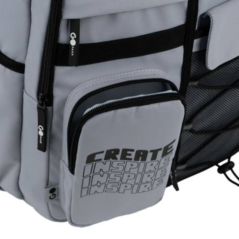 Рюкзак GoPack Education Teens 184 сірий