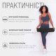 Коврик для йоги и фитнеса EasyFit TPE+TC 6 мм двухслойный черный-красный
