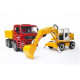 Игровой набор Bruder Cамосвал-грузовик МАN и экскаватор Liebherr 1:16 (02751)