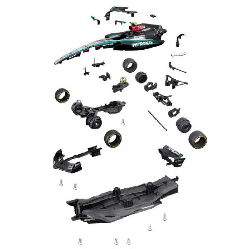 Авто-конструктор – Mercedes-AMG F1 W15 Petronas (2024) (1:24)