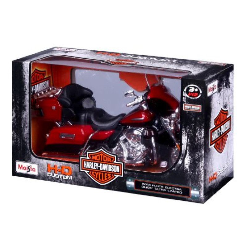 Мотоцикл іграшковий Harley-Davidson Motorcycles With Stand, масштаб 1:12, в асортименті
