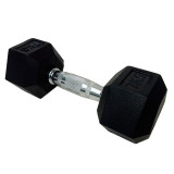 Гантель шестигранна обгумована HouseFit DD 6442 7 кг (К00012796)