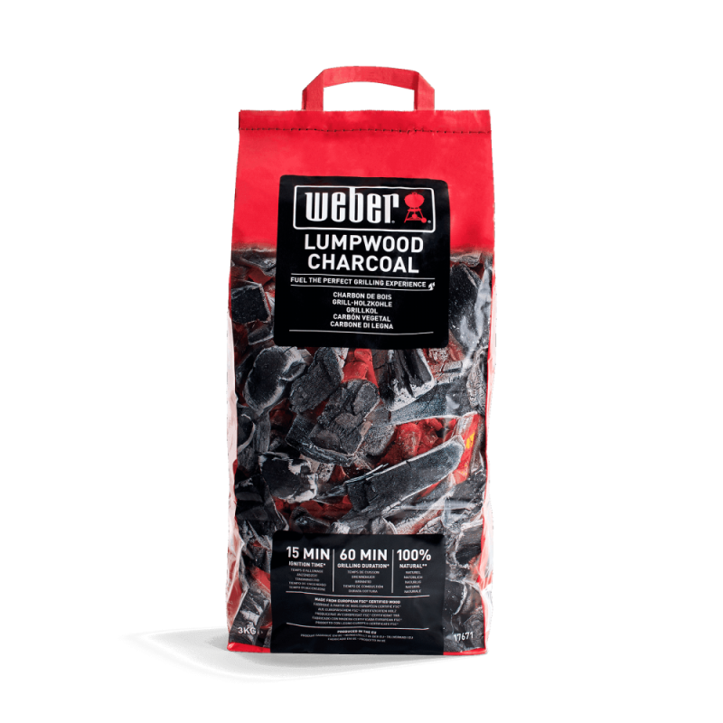 Вугілля деревне Weber, 3 кг 17824 Код: 005894