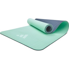 Коврик для йоги Adidas Double Sided Yoga Mat, мятно-синий