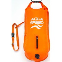 Буй для плавання Aqua Speed OPEN WATER SWIM BUOY 17L 63227 помаранчевий Уні 37 x 72 см