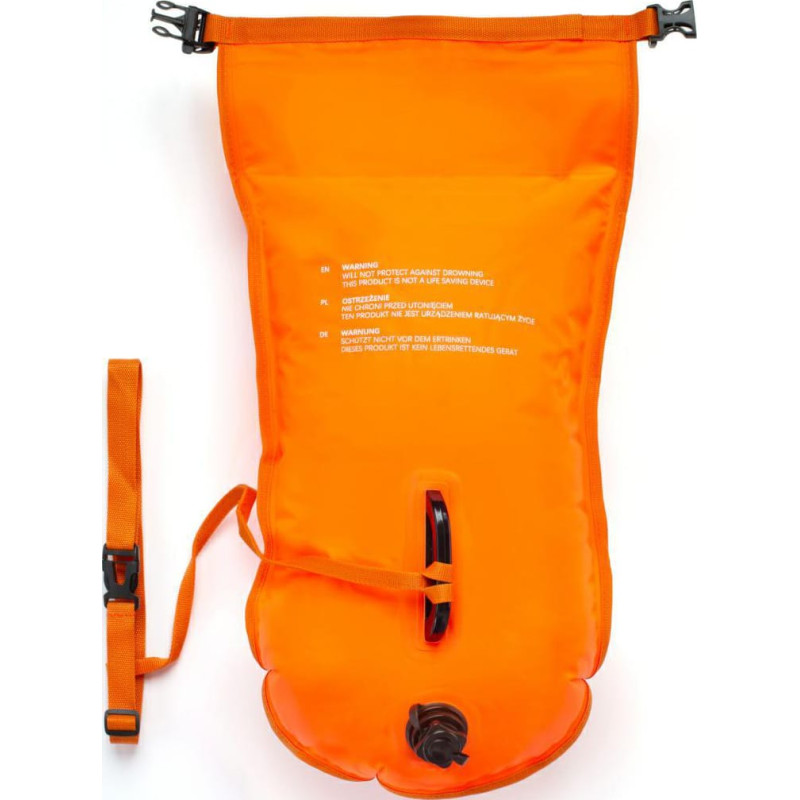 Буй для плавання Aqua Speed OPEN WATER SWIM BUOY 17L 63227 помаранчевий Уні 37 x 72 см