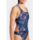 Купальник закритий для жінок Arena ROCKIN SWIMSUIT SWIM TECH MULT