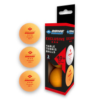 М'ячі Donic EXCLUSIVE Advantgarde 3* 40+ 3шт