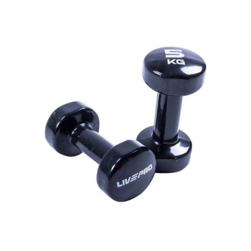 Гантель вінілова 1шт LivePro STUDIO DUMBBELL