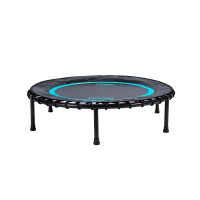 Батут для тренировок LivePro TRAMPOLINE, сталь, полиэфир, латексные резинки, чёрный/синий