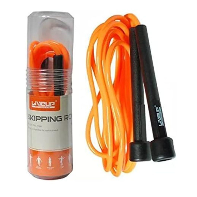 Скакалка в тубусі LiveUp PVC JUMP ROPE