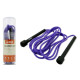 Скакалка в тубусі LiveUp PVC JUMP ROPE