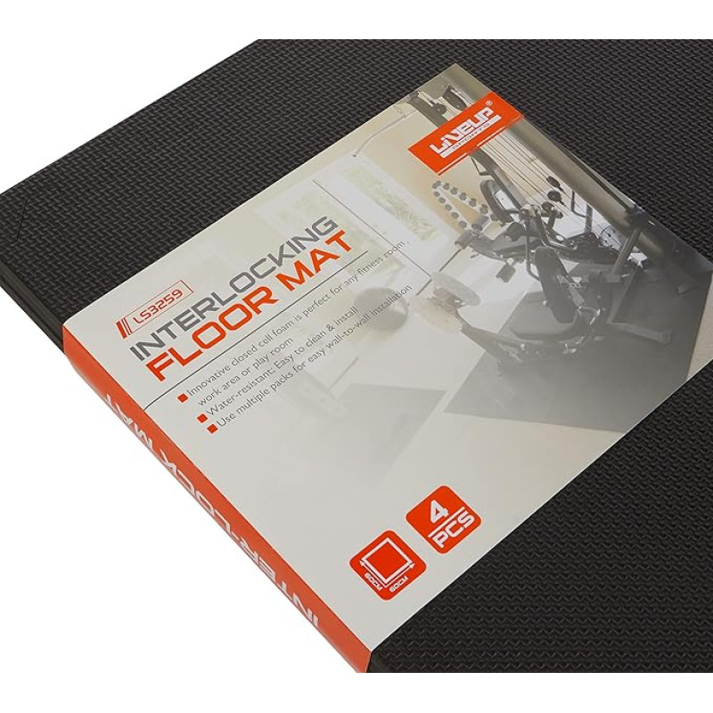 Килимок під тренажер LiveUp EVA INTER-LOCK MAT