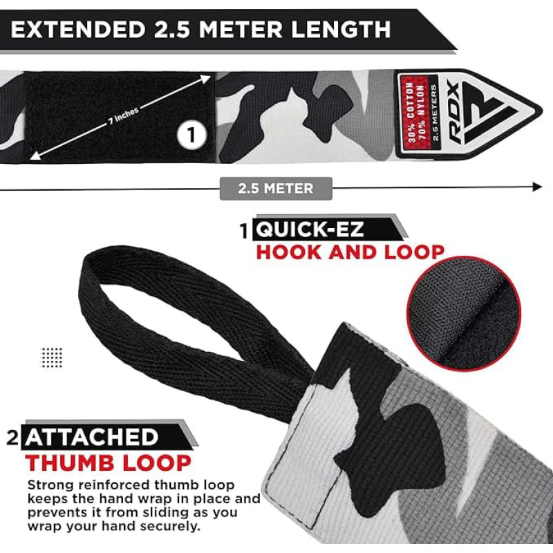 Бинти RDX Hand Wraps 2.5 Meter