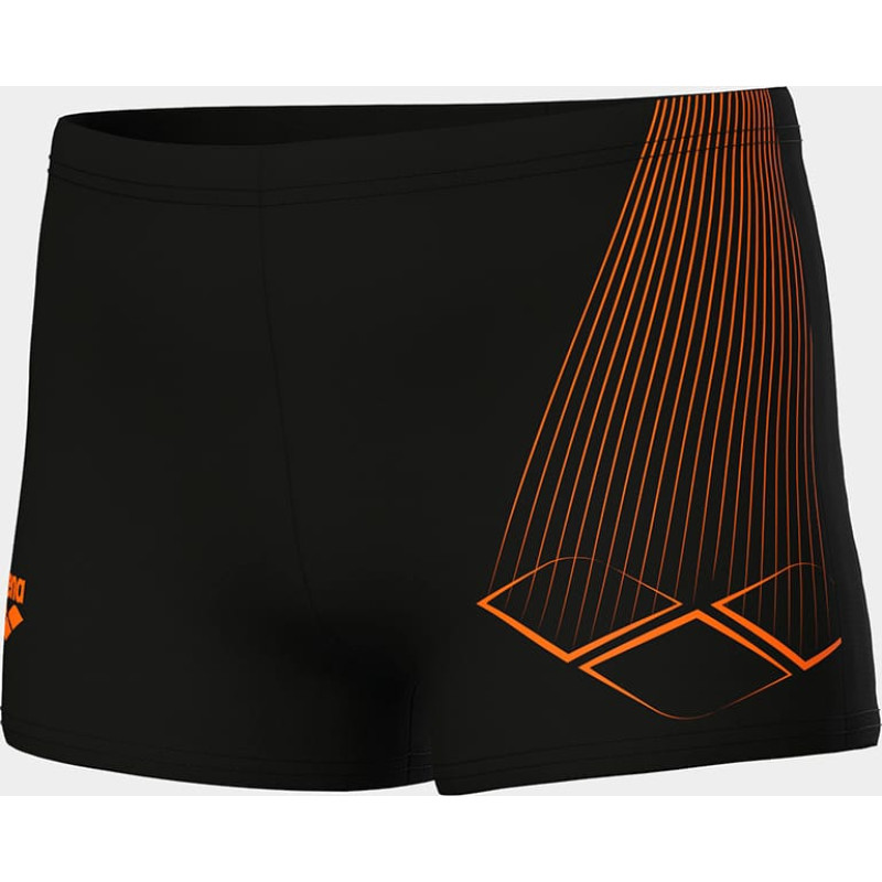 Плавки-шорти для хлопчиків Arena BRIGHT SWIM SHORT чорний, помаранчевий Діт 140 см
