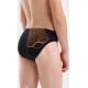 Плавки-сліпи для хлопчиків Arena BRIGHT SWIM BRIEFS чорний, помаранчевий Діт 152 см