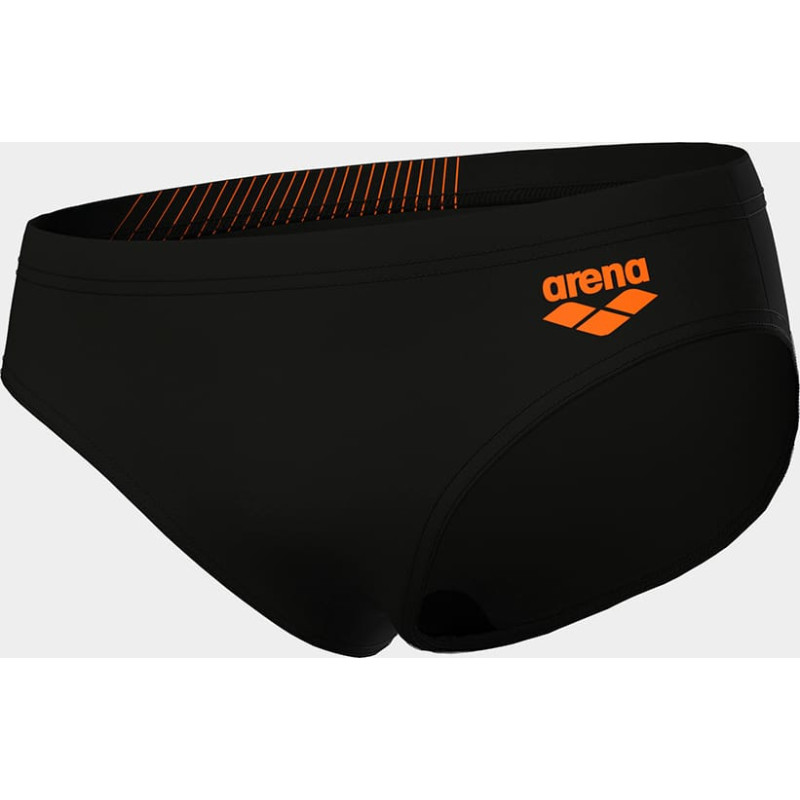 Плавки-сліпи для хлопчиків Arena BRIGHT SWIM BRIEFS чорний, помаранчевий Діт 152 см