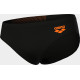 Плавки-сліпи для хлопчиків Arena BRIGHT SWIM BRIEFS чорний, помаранчевий Діт 152 см