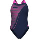 Купальник закритий для жінок Arena BRIGHT GLARE SWIMSUIT V BACK