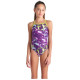 Купальник закритий для дівчат Arena SOAP BUBBLES SWIMSUIT LIGHT DR