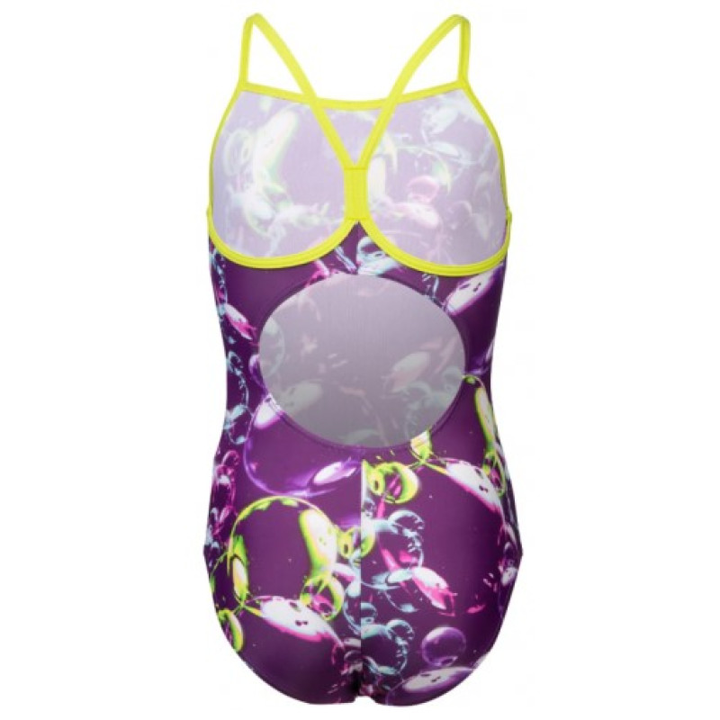 Купальник закритий для дівчат Arena SOAP BUBBLES SWIMSUIT LIGHT DR
