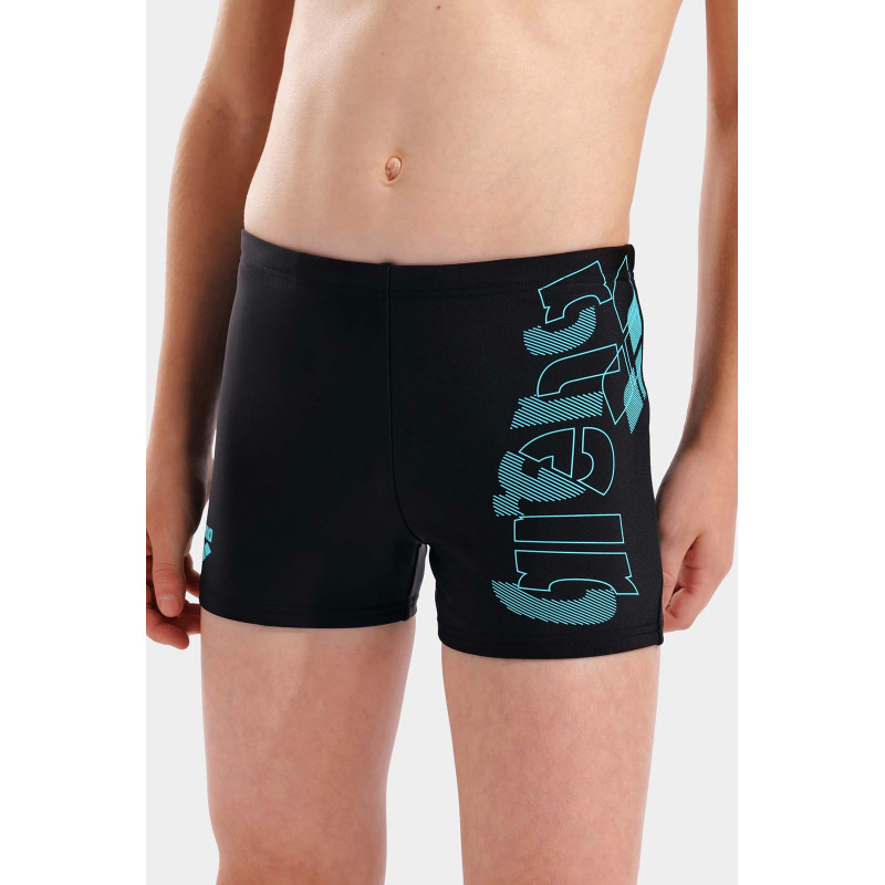 Плавки-шорти для хлопчиків Arena TALES SWIM SHORT чорний, бірюзовий Діт 140 см