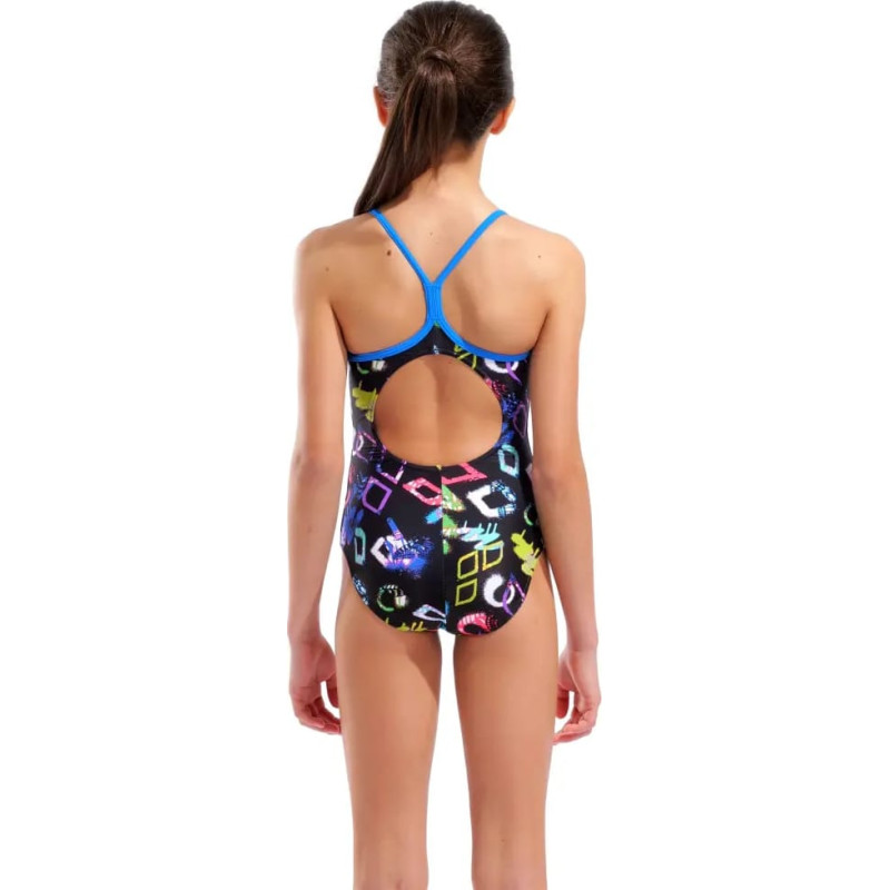 Купальник закритий для дівчат Arena GRAFFITI SWIMSUIT LIGHT DROP B