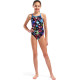 Купальник закритий для дівчат Arena GRAFFITI SWIMSUIT LIGHT DROP B