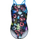 Купальник закритий для дівчат Arena GRAFFITI SWIMSUIT LIGHT DROP B