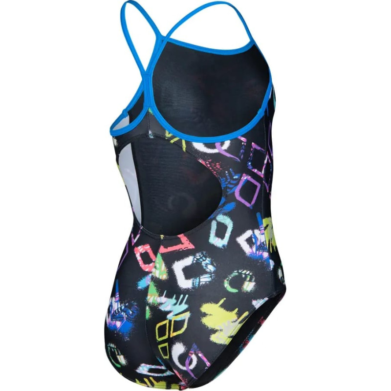 Купальник закритий для дівчат Arena GRAFFITI SWIMSUIT LIGHT DROP B