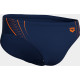 Плавки-сліпи для чоловіків Arena DOUBLE GRAPHIC SWIM BRIEFS темно-синій, помаранчевий Чол 95